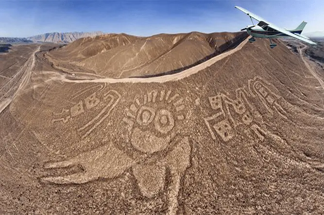 Sobrevuelo de las Líneas de Nazca y Palpa desde el aeropuerto de Pisco